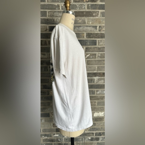 Y2K Vintage Dragon & Panther Yin Yang Graphic Tee Delta Pro Weight - Picture 4 of 9